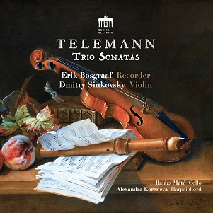 Cover van L Orfeo Barockorchester – Telemann: the Trio Sonatas