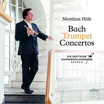 Cover van Hofs, Matthias – Bach Trumpet Concertos