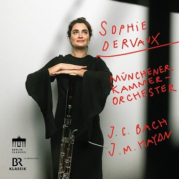 Cover van Sophie Dervaux, Munchner Kammerorchester – J.C. Bach & J.M. Haydn: Bassoon Concertos