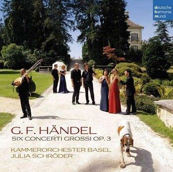 Cover van Schroder, Julia & Kammerorchester Basel – Handel: Concerti Grossi Op. 3 Nr. 1-6