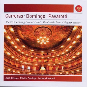 Cover van Various – Pavarotti - Domingo - Carreras: the Best of the 3 Tenors - Sony Classical Masters