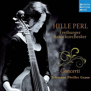Cover van Perl, Hille & Petra Mullejans & Freiburger Barockorchester – Hille Perl - Concerti
