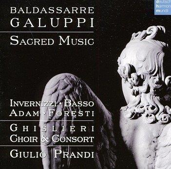 Cover van Adam, Krystian & Romina Basso & Roberta Invernizzi & Giulio Prandi & Ghislieri Choir – Galuppi: Sacred Music