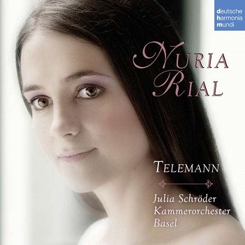 Cover van Schroder, Julia & Nuria Rial & Martina Jessel & Martin Zeller & Kammerorchester Basel – Telemann