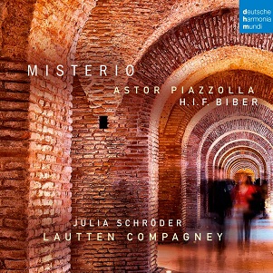 Cover van Schroder, Julia & Lautten Compagney – Misterio: Biber & Piazzolla