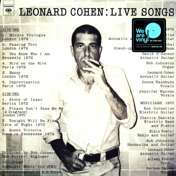Leonard Cohen: Live Songs