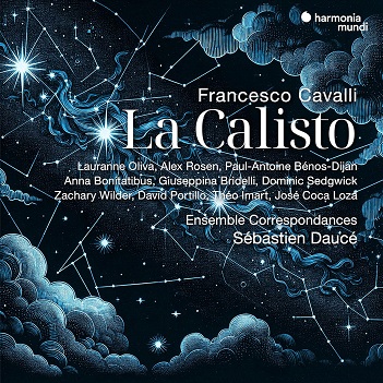 Cover van Ensemble Correspondances & Sebastien Dauce – Francesco Cavalli: La Calisto