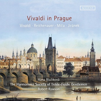 Cover van Blazikova, Hana & the Harmonious Society of Tickle-Fiddle Gentlemen & Robert Rawson – Vivaldi In Prague