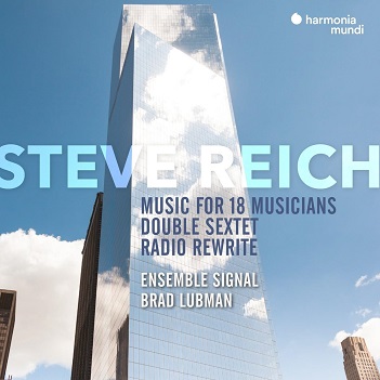 Cover van Ensemble Signal & Brad Lubman – Steve Reich: Music For 18 Musicians, Double Sextet