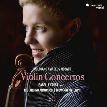 Cover van Antonini, Giovanni & Isabelle Faust & Il Giardino Armonico – Mozart: Violin Concertos Nos. 1-5, 2 Rondos