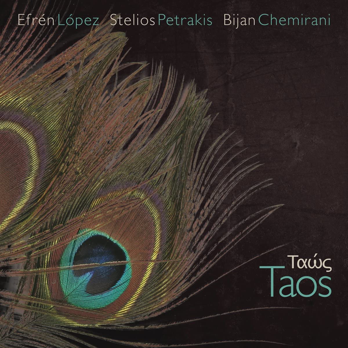 Cover van Efren Lopez, Stelios Petrakis & Bijan Chemirani – Taos