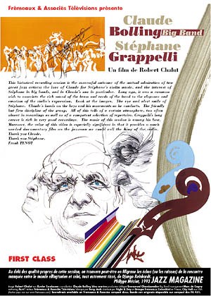 Cover van Bolling, Claude & Stephane Grappelli – First Class