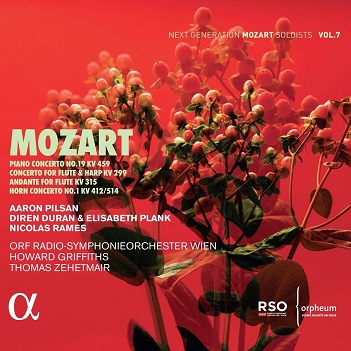Mozart: Piano Concerto No. 19 Kv 459 / Concerto For Flute & Harp Kv 299