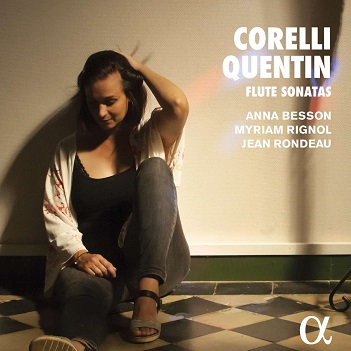 Cover van Besson, Anna – Arcangelo Corelli - Jean-Baptiste Quentin: Flute Sonatas