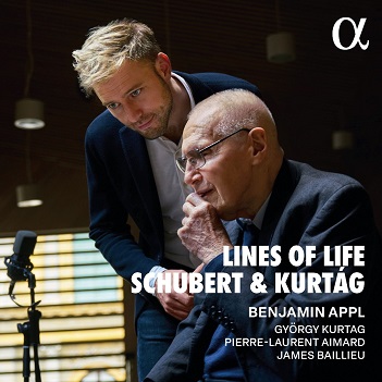 Cover van Appl, Benjamin – Brahms: Lines of Life: Schubert & Kurtag