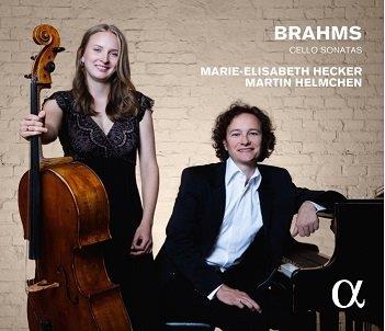 Cover van Hecker, Marie-Elisabeth & Martin Helmchen – Brahms: Cello Sonatas