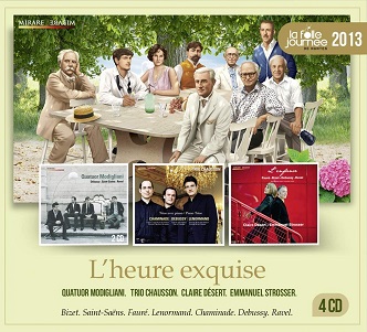 Cover van Quatuor Modigliani & Trio Chausson & Claire Desert & Emmanuel Strosser – L'heure Exquise