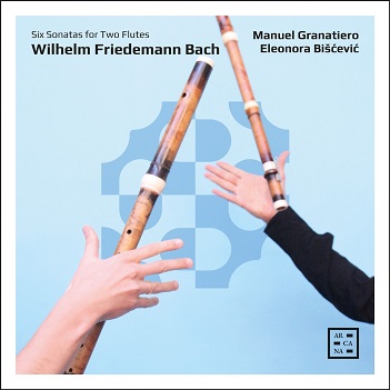 Cover van Granatiero, Manuel – W.F. Bach: Six Sonatas For Two Flutes