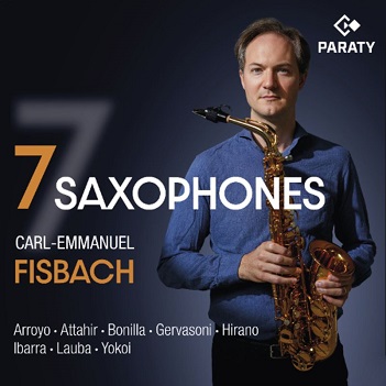 Cover van Fisbach, Carl-Emmanuel – 7 Saxophones