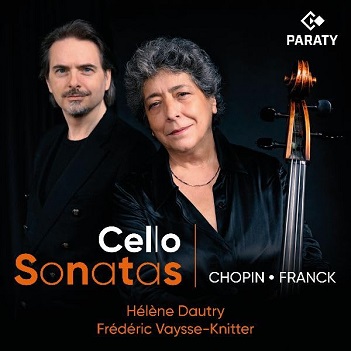 Cover van Dautry, Helene & Frederic Vaysse-Knitter – Chopin & Franck: Cello Sonatas