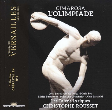 Cover van Rousset, Christophe – Domenico Cimarosa: L'olimpiade