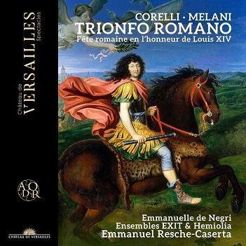 Cover van Resche-Caserta, Emmanuel & Exit Ensemble & Hemiolia – Trionfo Romano