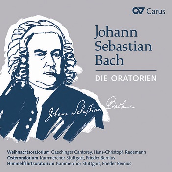 Cover van Gaechinger Cantorey & Hans-Christoph Rademann & Kammerchor Stuttgart & Frieder Bernius – Johann Sebastian Bach: Die Oratorien