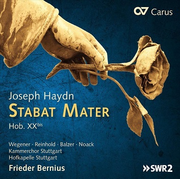 Cover van Bernius, Frieder & Kammerchor Stuttgart & Hofkapelle Stuttgart – Joseph Haydn: Stabat Mater
