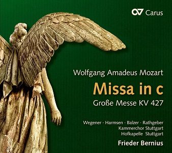Cover van Bernius, Frieder & Kammerchor Stuttgart & Hofkapelle Stuttgart – Wolfgang Amadeus Mozart: Missa In C - Grosse Messe Kv427