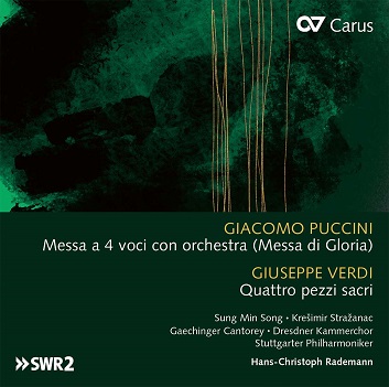 Cover van V/A – Giuseppe Verdi - Giacomo Puccini: Messa Di Gloria - Quattro Pezzi Sacri