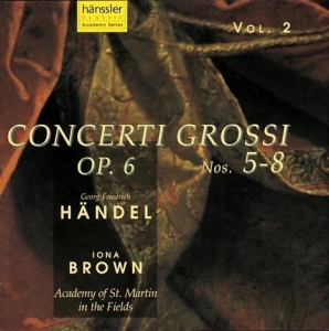 Cover van Brown, Iona – Handel: Concerti Grossi Op. 6 Nos. 5-8