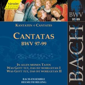 Cover van Zimmermann, Frank Peter – Cantatas Bwv97-99