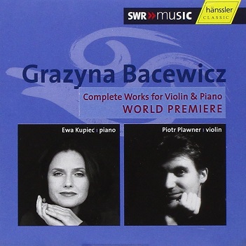 Cover van Bacewicz, G. – Sonatas For Violin & Pian