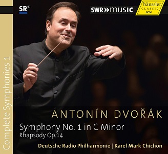 Cover van Deutsche Radio Philharmonie & Karel Mark Chichon – Antonin Dvorak: Symphony No. 1 In C Minor Op. 3 / Rhapsody Op. 14
