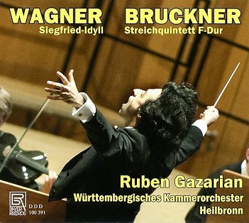 Cover van Wurttembergisches Kammerorchester Heilbronn – Bruckner: Siegfried-Idyll & Streich Quintett