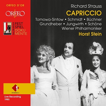 Cover van Stein, Horst – Richard Strauss: Capriccio - Ein Konversationsstuuck Fuur Musik Op. 85