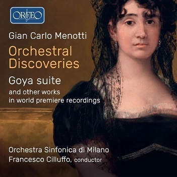 Cover van Cilluffo, Francesco & Orchestra Sinfonica Di Milano – Menotti: Orchestral Discoveries