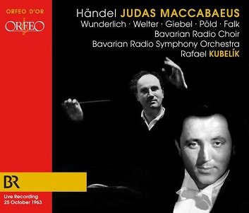 Cover van Wunderlich, Fritz – Handel: Judas Maccabaeus