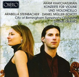 Cover van Aram Il'yich Khachaturian, Anatole Fistoulari, Sta – Violin & Cello Concerto