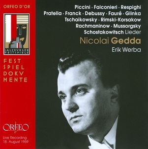Cover van Nicolai Gedda – Live August 1959