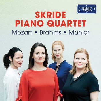Cover van Skride Piano Quartet – Mozart/Brahms/Mahler