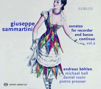 Cover van Bohlen, Andreas – Sammartini: Sonatas For Recorder and Basso Continuo 2