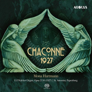 Cover van Hartmann, Mona – Chaconne 1927 - Works For Organ