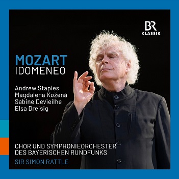 Cover van Rattle, Simon & Andrew Staples & Magdalena Kozena & Elsa Dreisig & Sabine Devieilhe & Chor & Symphonieorchester Des Bayerischen Rundfunks – W. A. Mozart: Idomeneo