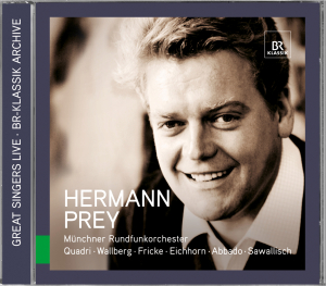 Cover van Prey, Hermann – Great Singers Live