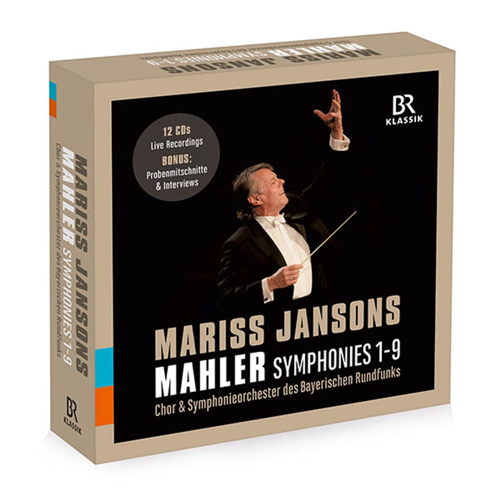 Cover van Jansons, Mariss – Mahler: Symphonies 1-9