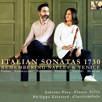 Cover van Frey, Sabina – Italian Sonatas 1730 (Remembering Naples and Venice)