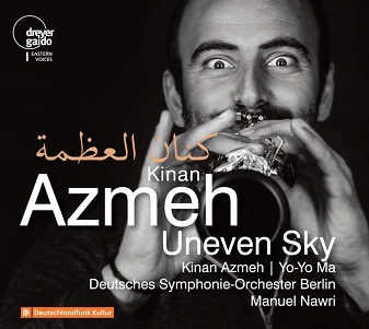 Cover van Azmeh, Kinan & Yo-Yo Ma – Uneven Sky
