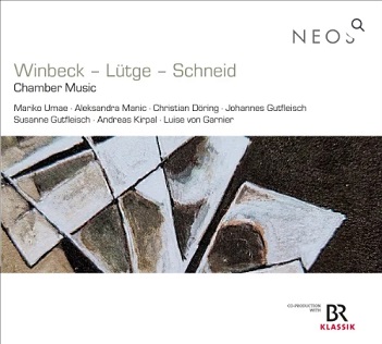 Cover van Umae, Mariko & Leopold Mozart Quartett – Winbeck Lutge Schneid: Chamber Music