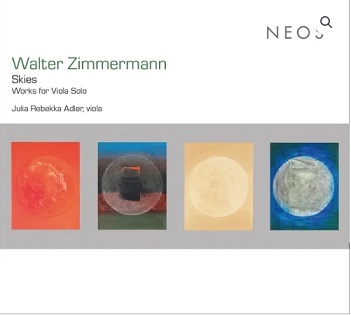 Cover van Adler, Julia Rebekka – Walter Zimmermann: Skies - Works For Viola Solo